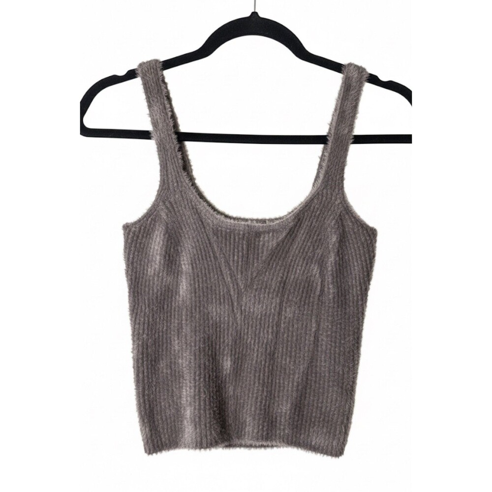 NWT EXPRESS Fuzzy Cropped Tank size Small cozy top